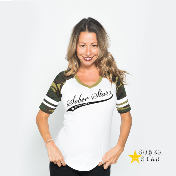 SOBERSTAR SINCE 1935-SOBRIETY LADIES' TEE.