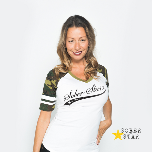 SOBERSTAR SINCE 1935-SOBRIETY LADIES' TEE.