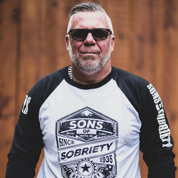 Sons Of Sobriety - T-shirt fier et sobre à manches 3/4