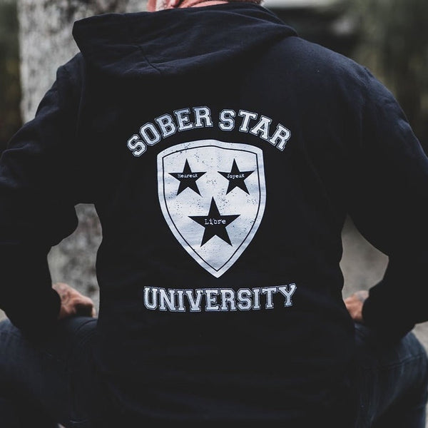 Soberstar University - Unisex Ziped Hoodie